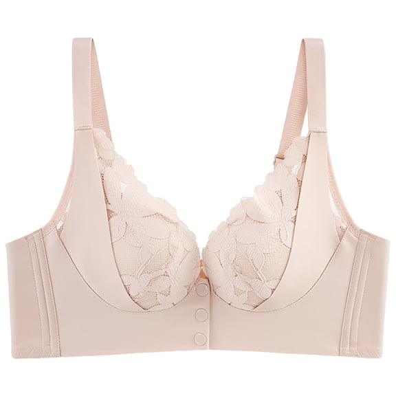 WCJM Up To 50% Off Bra Soft Undies Lace Bra Pink,38