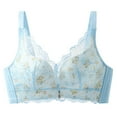 thumbnail image 1 of WCJM Up To 50% Off Bra Soft Undies Nylon,Spandex Bra Light Blue,75, 1 of 3