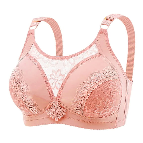 WCJM Up To 50% Off Bra Women'S Cotton Underwear Nylon,Spandex Bra Watermelon Red,42