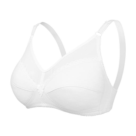 WCJM Up To 50% Off Bra Y Back Sports Bra Polyester Bra White,42