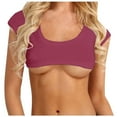 thumbnail image 1 of WCJM Up To 50% Off Tube Tops Womens Tube Tops Cotton Tube Tops Wine,S, 1 of 3