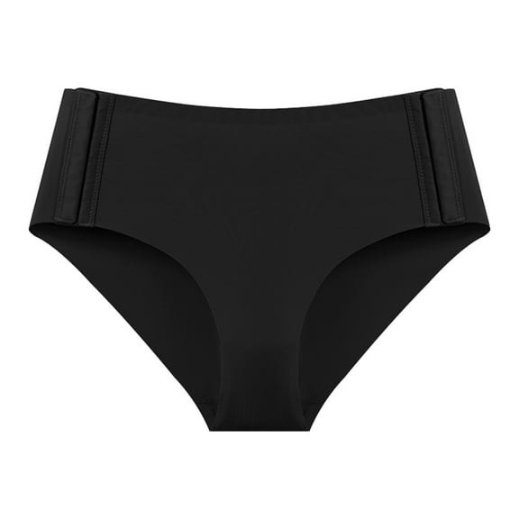WCJM Up To 50% Off Women'S Panties High Waisted Underwear, Nylon Women'S Panties Black,M
