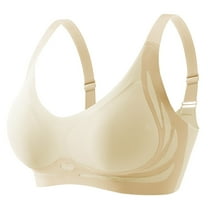 WCJM White Fitting Bra Wireless Bra Bra Fitting Anti Sagging Everyday Bras