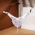 thumbnail image 1 of WCJM White Women Thong Panties Thong Lace Pants Ladies Briefs Underwear, 1 of 2