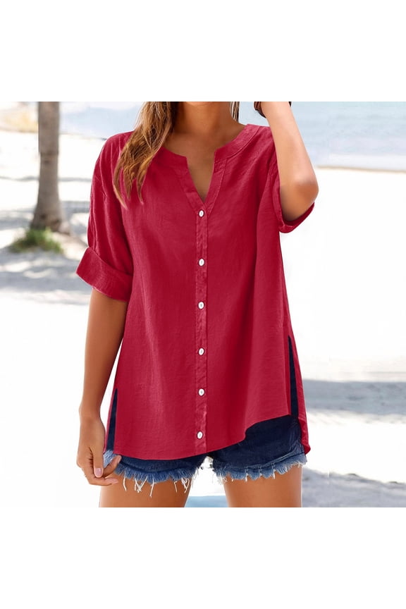 Women Double Lined Fitted Basic T Shirts Crew Neck Long Sleev Women's Long Sleeve T-Shirt Loose Shirt Top Stand Solid Color Sleeve Collar Casual Women's Shirt Women's Shirt