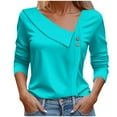 thumbnail image 1 of WCJM Women Long Sleeve Shirts Rib Knit Slim Fit Tops Basic Tee 2025 Fall Outfits Casual T-Shirt Underscrubs Layer Clothes Long Sleeved T Shirts for Women Women's Long Sleeve T-Shirt, 1 of 5