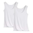 thumbnail image 1 of WCJM Women Oversize Scoop Neck Tank Tops Causal Sleeveless Knit Shirts Tuni Women's Tanks and Camis Women's 2Pc Summer Ice Vest Wear A Base Shirt, 1 of 2