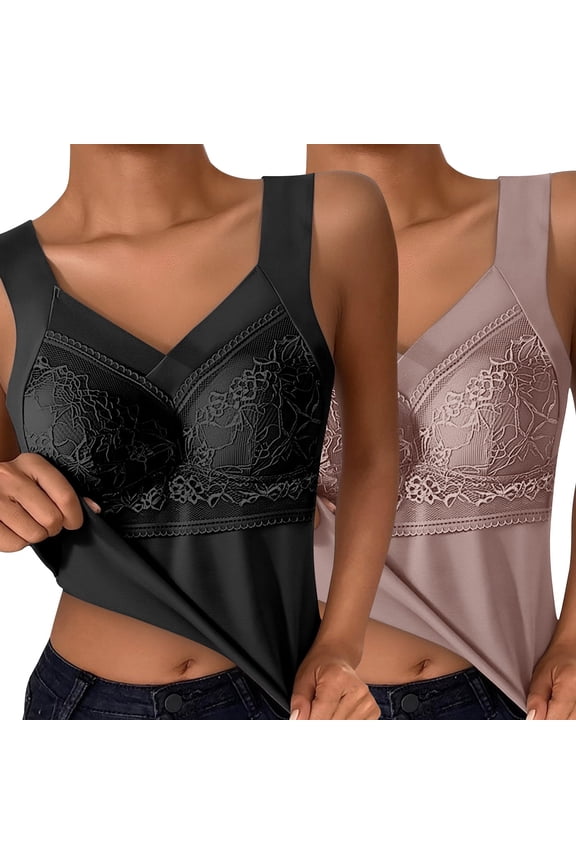 Women's Compression Tank Tops Tummy Control Shapewear Seamless Body Shaper Workout V Neck Camisole Cami Sleeveless Crew-Neck Camisoles and Tank Tops