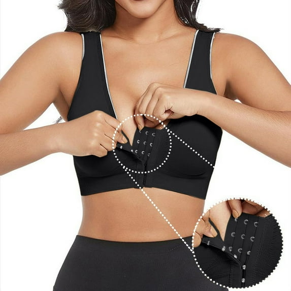 WCJM Women's Fashionable Sport Bra Breathable Underwear Large Size No Rims Hollow Mesh Thin Sports Yoga Bra Balconette Bras Black Seamless wireless designs for all-day ease