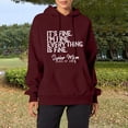 thumbnail image 1 of WCJM Women's Hooded Sweatshirt Hooded Pullover Sweatshirt for Women Casual Long Sleeve Top with Pocket, 1 of 6