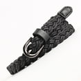 thumbnail image 1 of WCJM Women's Leather Belts for Jeans Dresses Fashion Gold Buckle Ladies Belt Classic Vintage Wax Rope Clothing Braided Belt Women's Pin Buckle Fashion Dress Pants Hand Braided Women's Belt, 1 of 3