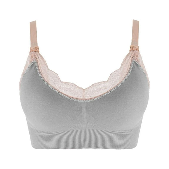 WCJM Women's Nylon,Spandex Beige nylon bra Women's Deep V Traceless Latex Gathered And Breathable Adjustable And Sexy Bra