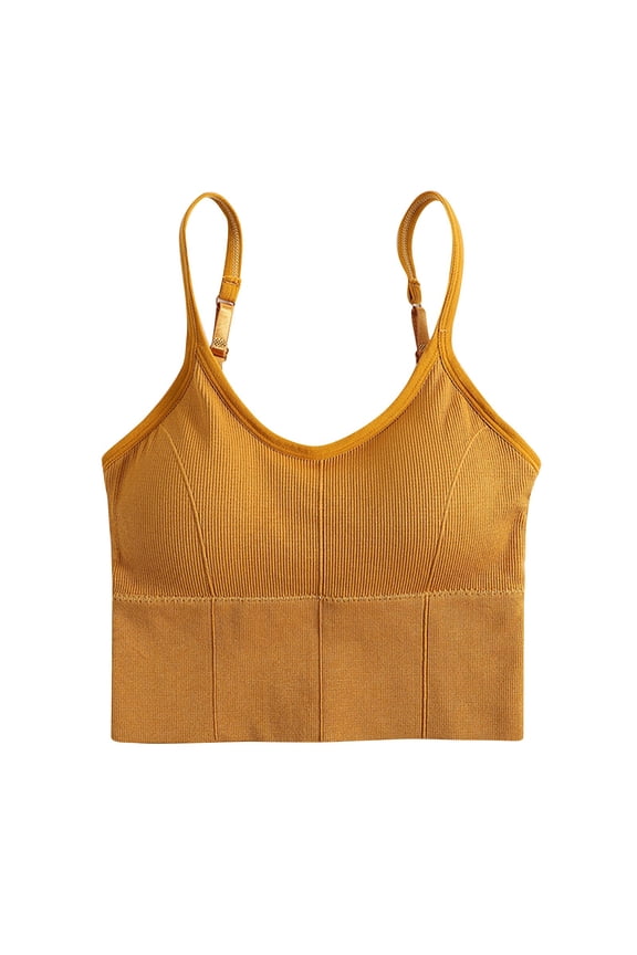 Women's Nylon,Spandex Black blended vest Women's Back Strap Tank Top Thin Wrapped Chest Wrap Bra Without Steel Ring Ice Silk Bra