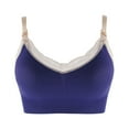 thumbnail image 1 of WCJM Women'S Nylon,Spandex Black Chemical Fiber Underwear Women Gather Without Steel Rim Perforations Sports Yoga Sports Bra Tank Top Bra, 1 of 2