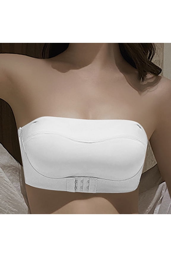 Women's Nylon,Spandex Khaki Chiffon Underwear Coluckor Front Closure Back Smoothing Bra Deep Cup Bras Full Back Incorporated Coverage Hides Back Fat Bra