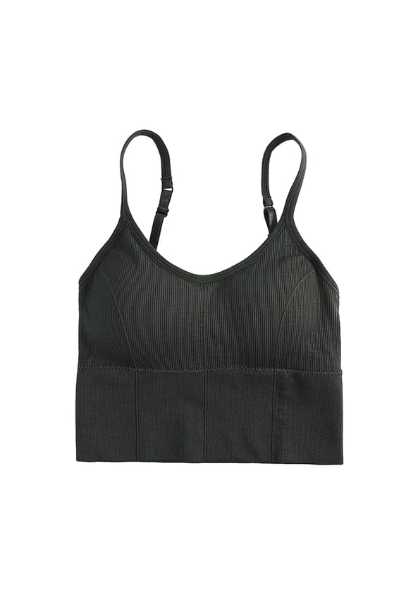 Women's Nylon,Spandex Light Blue nylon bra Women's Fixed Cup Ice Silk Beautiful Back Gathered Without Steel Ring Comfortable And Sexy Bra For Sports Sleep