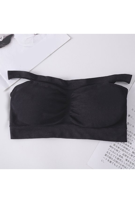Women's Nylon,Spandex Pink chemical fiber underwear Womens Low Cut Bra Underwear Bralette Crop Top Sexy Female Bra Push Up Brassiere Bra Thin Cup Bra Deep V Plus Size Unpadded Bra
