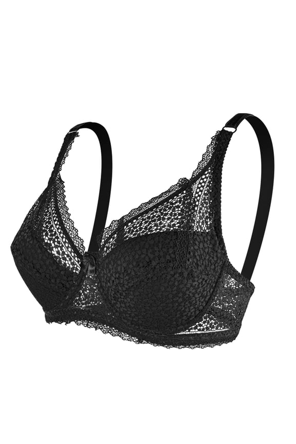 Women's Nylon,Spandex Pink nylon bra Women's Deep V Traceless Latex Gathered And Breathable Adjustable And Sexy Bra