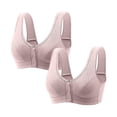 thumbnail image 1 of WCJM Women'S Nylon,Spandex Watermelon Red Nylon Underwear Bras For Women No Underwire Adjustable Bras Full Coverage Support Bralette Plus Size Everyday Bra Pack Of 3, 1 of 4