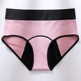 thumbnail image 1 of WCJM Women's Panties Essentials Women's Cotton Bikini Brief Underwear (Available in Plus Size), Multipacks Color Blocking High Waisted Breathable Women's Physiological Underwear, 1 of 7