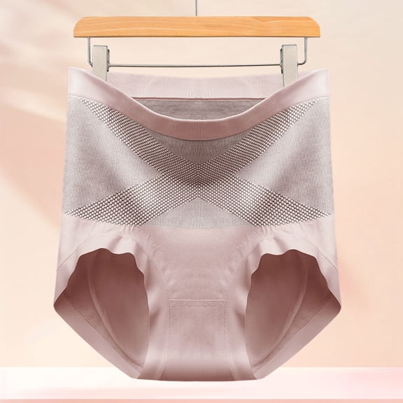 WCJM Women's Panties Essentials Women's Cotton Bikini Brief Underwear (Available in Plus Size), Multipacks Women'S High Waist Belly Lifting Hip Breathable High Elastic