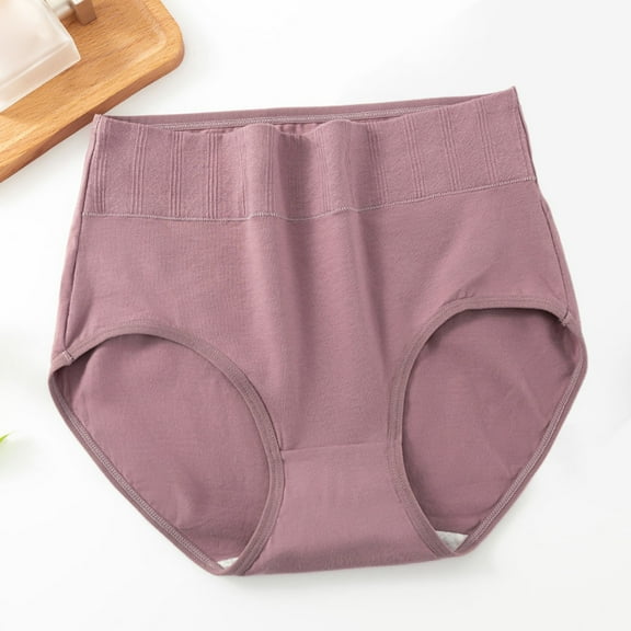 WCJM Women's Panties Essentials Women's Cotton Bikini Brief Underwear (Available in Plus Size), Multipacks Women's High Waisted Cotton Underwear Briefs Soft Full Coverage