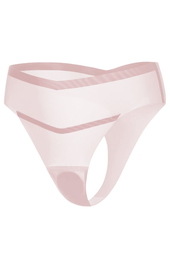 Women's Panties Seamless Hipster Underwear No Show Panties Invisibles Briefs Soft Stretch Bikini Underwears Toe Cover Concealer Thong For Women Underwear No Show Panty Brief Yoga Workout Legging