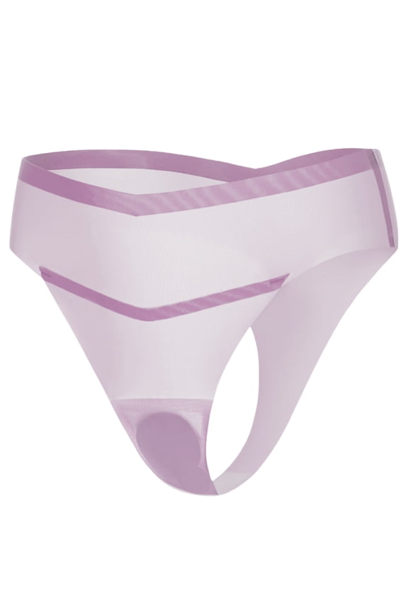 Women's Panties Seamless Hipster Underwear No Show Panties Invisibles Briefs Soft Stretch Bikini Underwears Toe Cover Concealer Thong For Women Underwear No Show Panty Brief Yoga Workout Legging