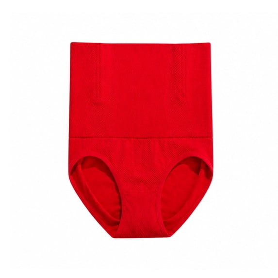 WCJM Women's Panties Shapewear Tummy Control for Women High Waisted Body Shaper Shorts Panties Underwear(Red,2XL)