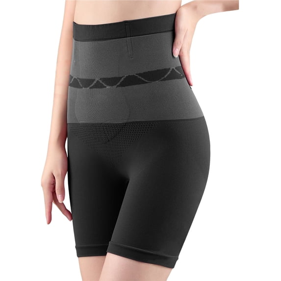 WCJM Women's Panties Women Jacquard High Waisted Panties Tummy Control Cotton Underwear Shapewear Slimming Briefs