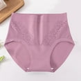 thumbnail image 1 of WCJM Women's Panties Women's Cotton Underwear High Waisted Ladies Panties Full Coverage Briefs 4 Pack Breathable Small Fresh Cotton Trackless Girls' New Comfortable Women's Underwear, 1 of 9