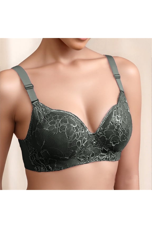Women's Polyester Black nylon underwear One Fab Fit Underwire Bra Push Up T Shirt Bra Modern Demi Bra Lightly Padded Bra With Convertible Straps