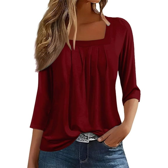 WCJM Women's Regular-Fit Long-Sleeve Crewneck T-Shirt Yoga Shirts with Built In Bra Cutout Padded Crop Tops Long Sleev Women's Long Sleeve T-Shirt