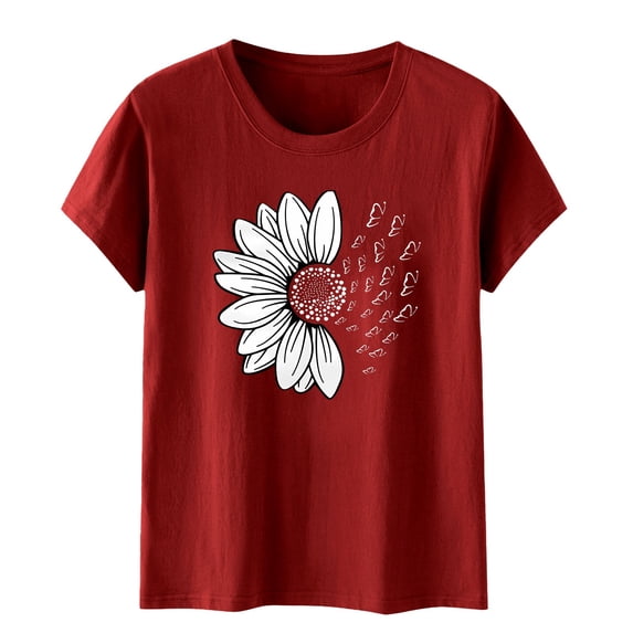 WCJM Women's Regular-Fit Short-Sleeve Crewneck T-Shirt Multipacks Cold Shoulder Tops for Women Short Sleeve T Shirts Twist Knotted Solid Women's Short Sleeve T-Shirt