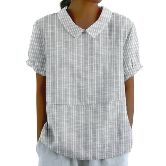 WCJM Women's Regular-Fit Short-Sleeve Crewneck T-Shirt Multipacks Women's Summer Short Sleeve Tee Distressed Ripped Crop T-Shirt Tops Women's Short Sleeve T-Shirt