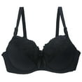 thumbnail image 1 of WCJM Women's Silica gel D nylon underwear Women Hollow Out Invisible Gathered Lift Sticky Breathable Strapless Reusable Bra Backless Zipper Sticky Bra Adhesive Push Up Silicone Bras For Party Dress, 1 of 3