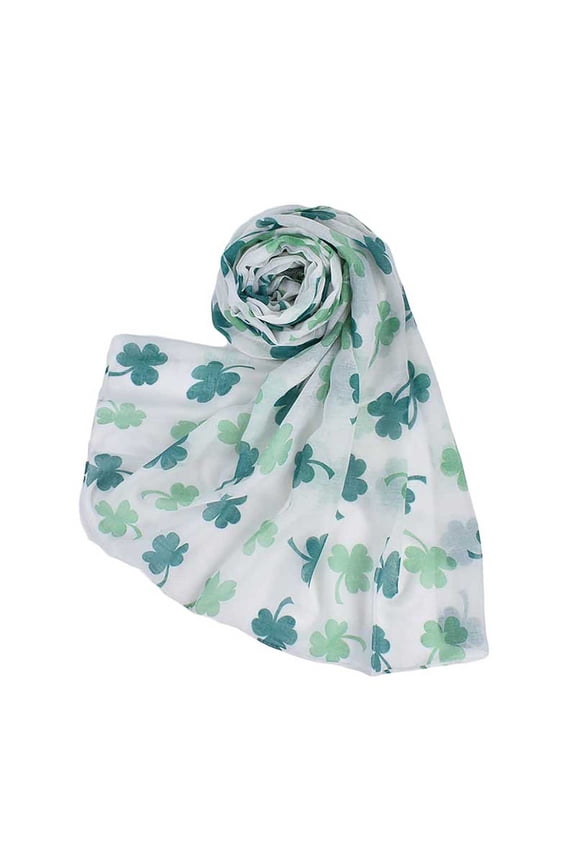 Four Print Scarf For Women St Day Womens Shawl Scarf Lightweight Scarves Soft Wrap For Fall Winter