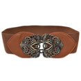 thumbnail image 1 of WCJM Women's Wide Elastic Waist Belt with Rd Buckle Stretchy Fashion Waistband for Jeans or Dresses Adjustable Comfort Fit Belt, 1 of 5