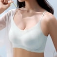 thumbnail image 1 of WCJM Women's cotton A,B,Purple,C chemical fiber underwear Womens No Front Close Bra T Back Plus Size Unlined Bra For Large Bust, 1 of 6