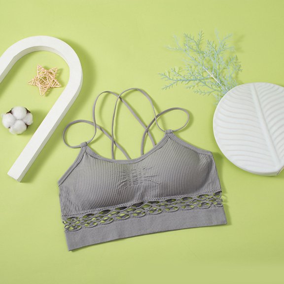 WCJM Women'S Nylon Green Chemical Fiber Underwear Comfortable Lingerie For Womens Underwire Bra Lace Floral Bra Unlined Unlined Plus Size Full Coverage Bra