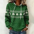 thumbnail image 1 of WCJM Womens Purple Hoodies Fashion Sweatshirts Women's St. Patrick's Day Graphic Hoodie Pullover Sweatshirt with Front Pocket, 1 of 5