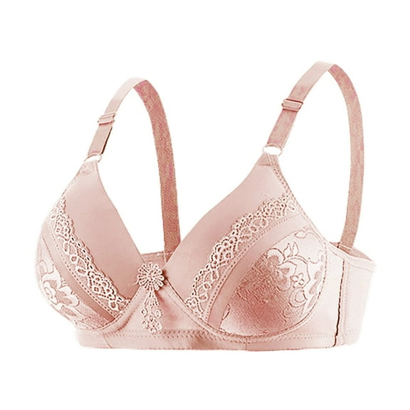 WCJM Female B Nylon,Spandex Black Ra Bras For Women Adjustable Strap Full Coverage Up Bras Comfortable No Underwire Wireless Bras