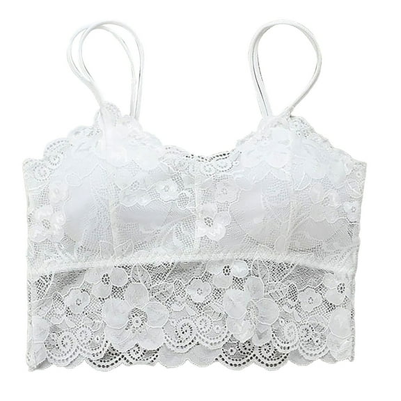 WCJM Female B Nylon,Spandex Pink Ra Large Size Without Ring Lace Vest Underwear Thin Side Side Breasts Gathered Adjustable Bra