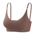 thumbnail image 1 of WCMZJ Comfortable Seamless Full Coverage Bra for Women Back Beauty Wireless Bras with Soft Support Regular Brown S, 1 of 3