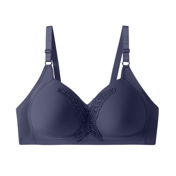 WCMZJ Lace Bra for Womens Plus Size Wireless Comfort Brassiere Sexy Bras Light Padded Lingerie