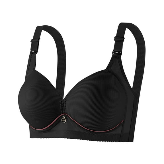 WCMZJ Push Up Bra No Underwire for Women Plus Size Seamless Wireless Comfort Bras Everyday Adjustable Wire Free Breathable Bra