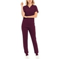 thumbnail image 1 of WCMZJ Scrub Sets in Regular and Petite Stretchy Scrubs for Women Set of Scrub Top and Scrub pants, 1 of 3