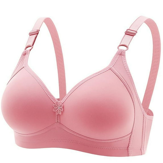 WCMZJ Sports Bras for Women Bralettes for Women with Support Sexy Lingerie Support Bras for Older Women Lift No Underwire Pink S