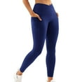 thumbnail image 1 of WCMZJ Women Crossover Gym Leggings with Pockets Buttery Soft High Waisted Booty Legging V Cross Waist Workout Yoga Pants, 1 of 6