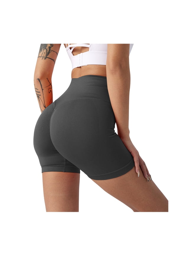 Women Shorts Underwear Seamless High Waisted Amplify Gym Yoga Athletic Booty Underwears Athletic Workout Running Bottoming Pants